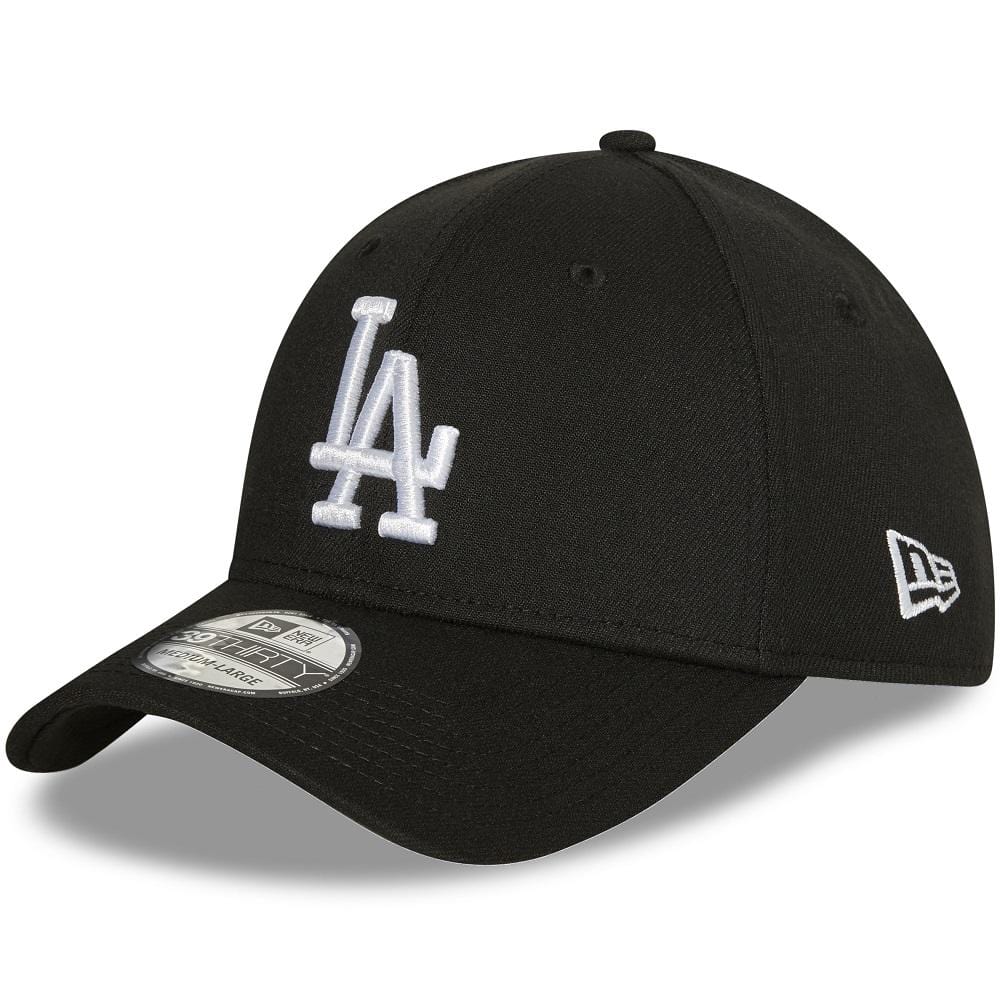 new-era-39thirty-fitted-cap-los-angeles-dodgers-black-white