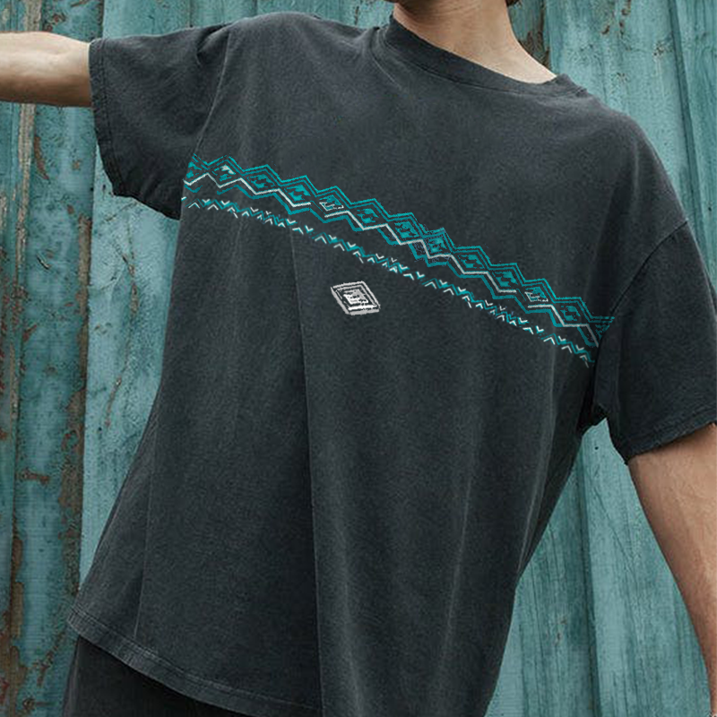 Men's Holiday Vintage Surf T-Shirt Lixishop 