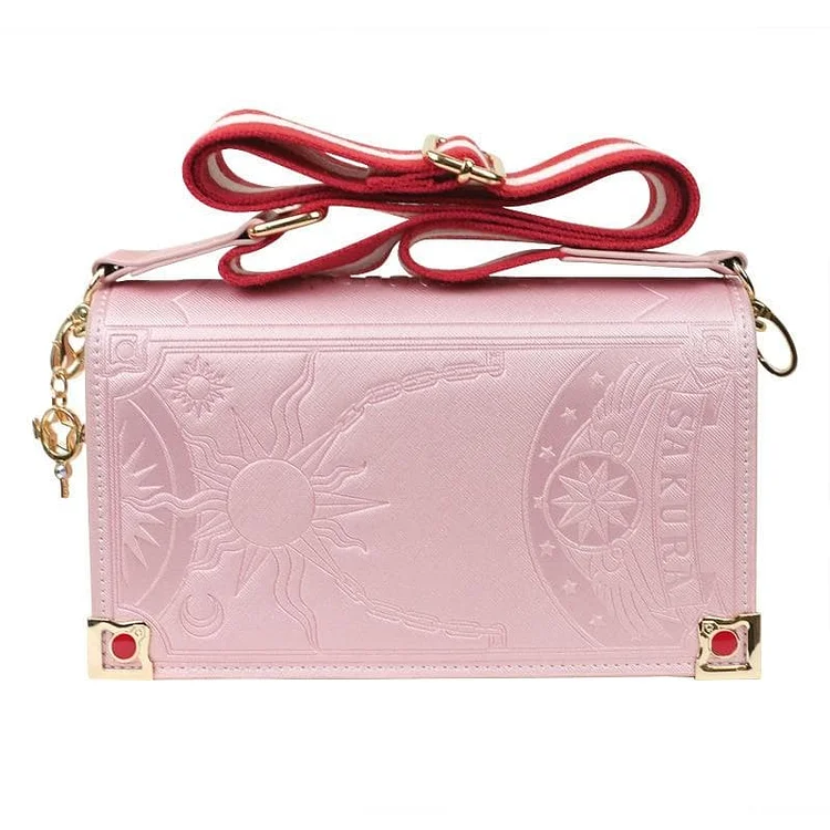 Card Captor Sakura Kinomoto Cosplay PU Leather Cartoon Small Square Bag SP15514