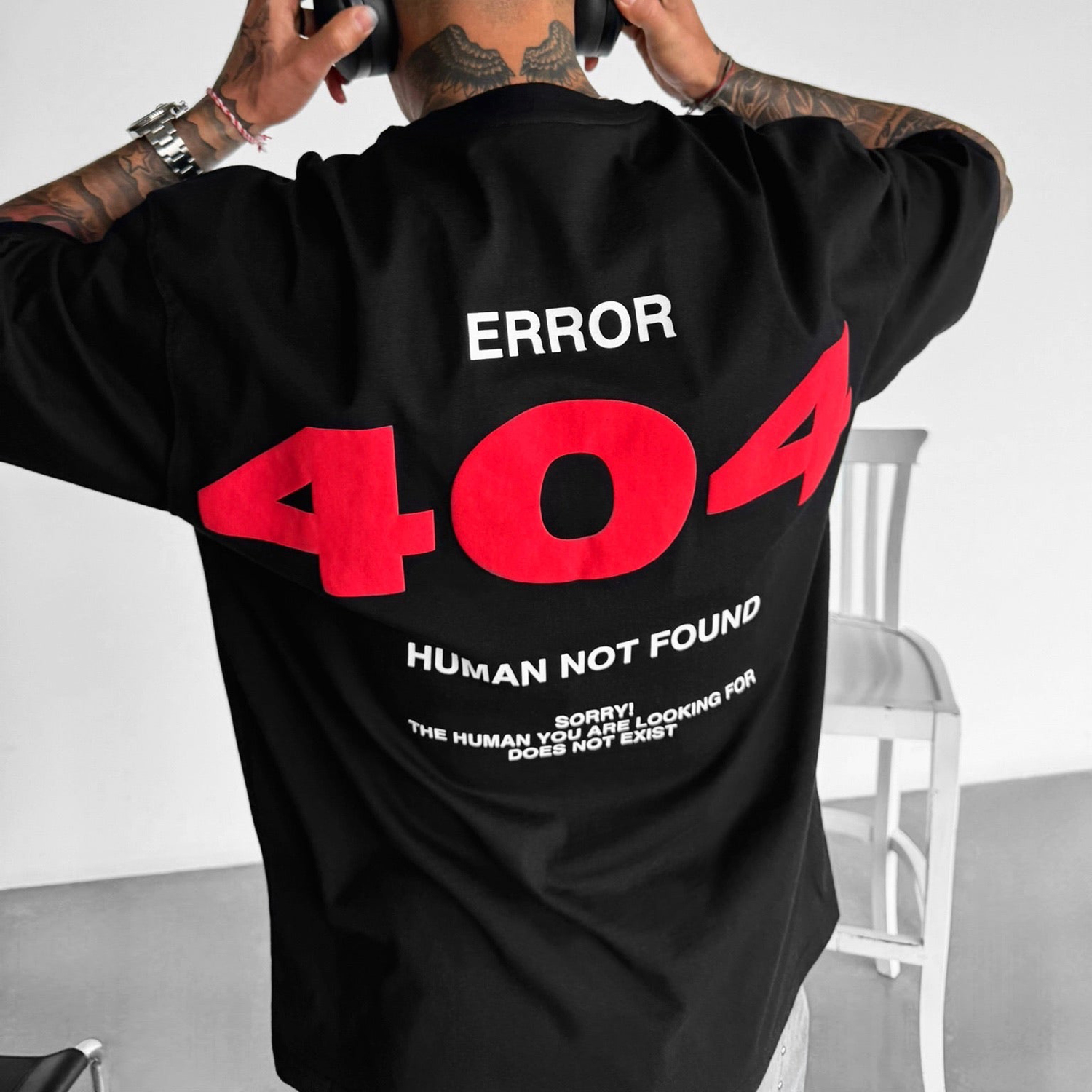 Unisex Casual 404 T-shirt - Helixace