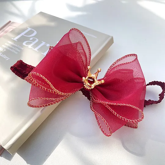 Baby Girl Cute Tiara Bow Hairband