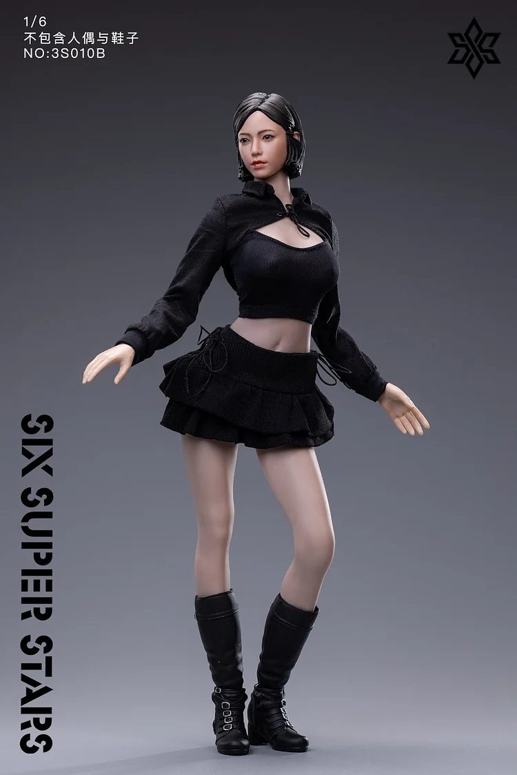 IN-Stock 1/6 3STOYS 3S010 Retro Black and white clothes set-shopify