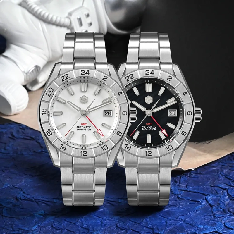 Timeless Elegance: Exploring the San Martin 42mm NH34 GMT Natural MOP Dial Watch SN0130San Martin Watch San Martin Official Authorized StoreSan Martin Watches