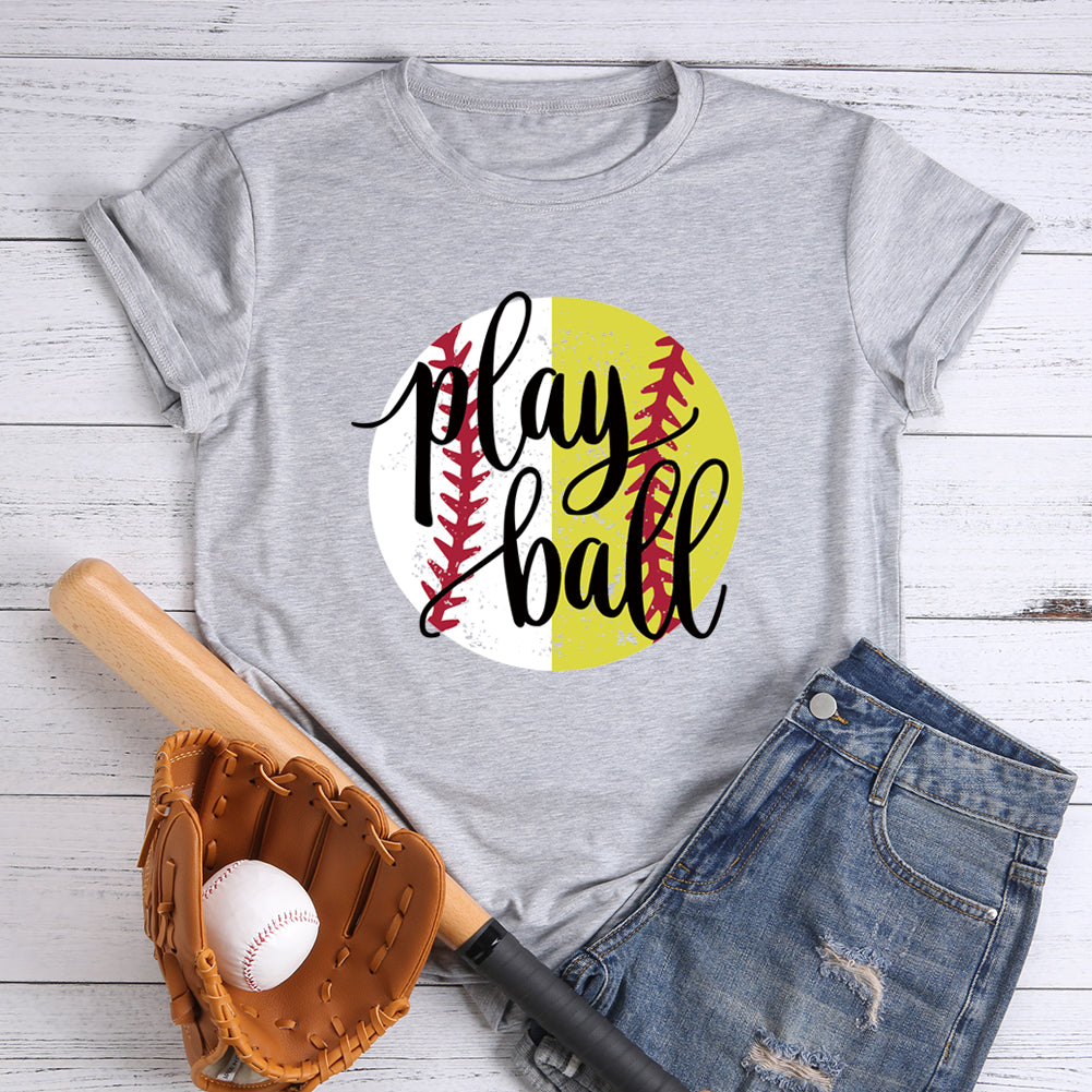 Play ball T-shirt Tee -535755-Guru-buzz