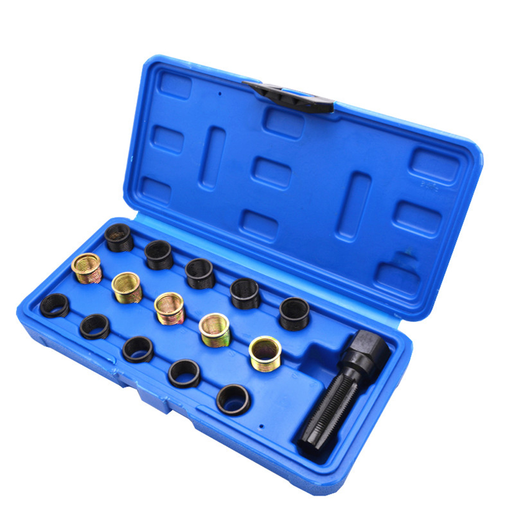 16pcs 14mm Spark Plug Rethread Reamer Tap Thread Kit M14x1.25 Auto Repairer, 501 Original
16pcs 14mm Spark Plug Rethread Reamer Tap Thread Kit M14x1.25 Auto Repairer, 501 Original