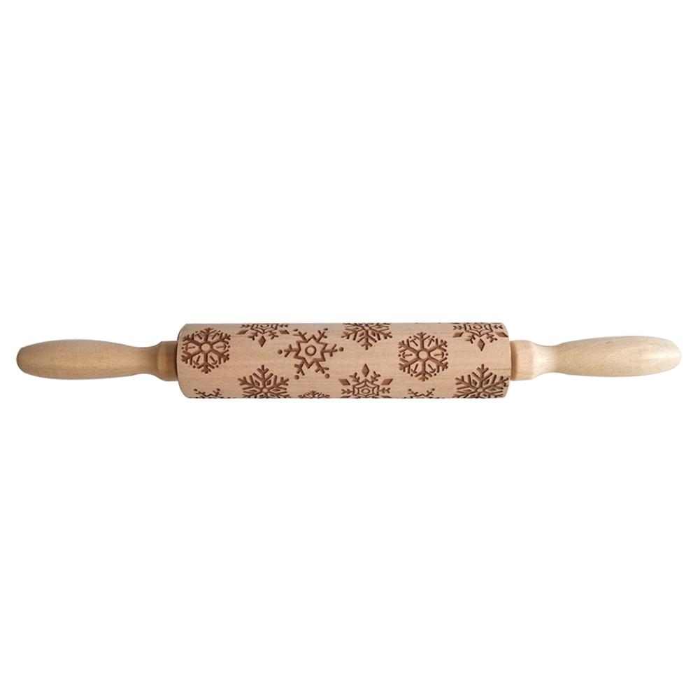 Wood Christmas Gift Embossed Rolling Pins Embossing Baking Cookies Tool, 501 Original
Wood Christmas Gift Embossed Rolling Pins Embossing Baking Cookies Tool, 501 Original