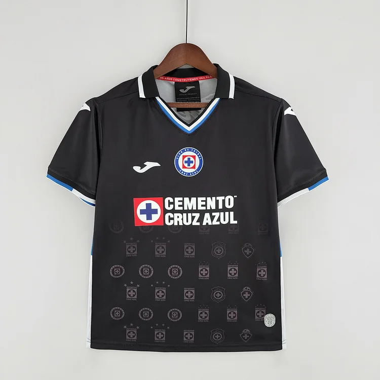 Cruz Azul Third Shirt Top Kit 2022-2023 - Black