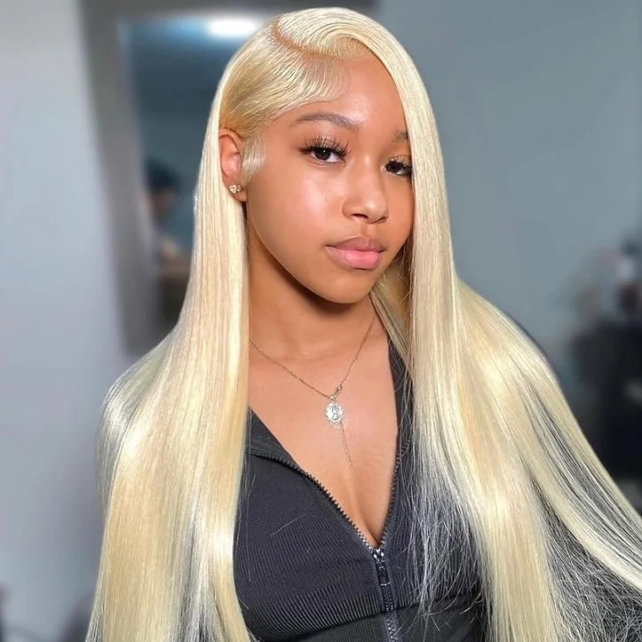 613 Blonde Straight Full Lace Wig