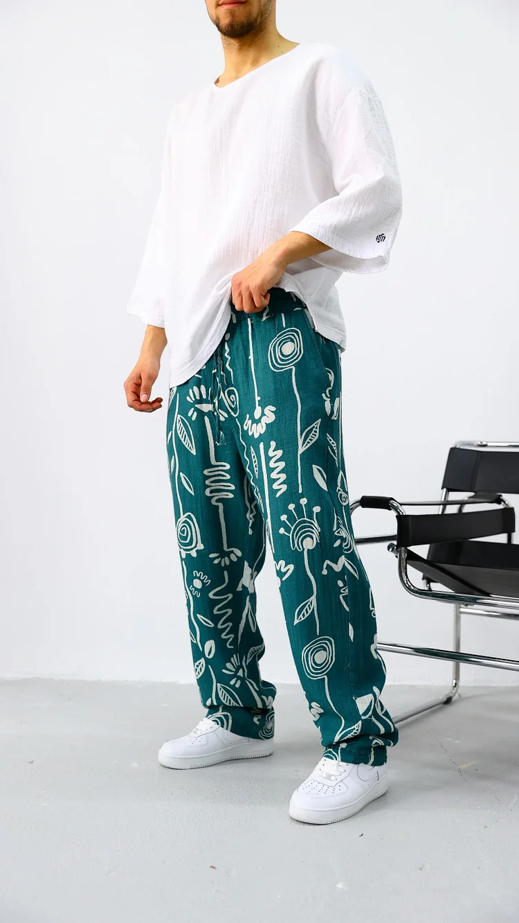 Printed Men's Casual Pants