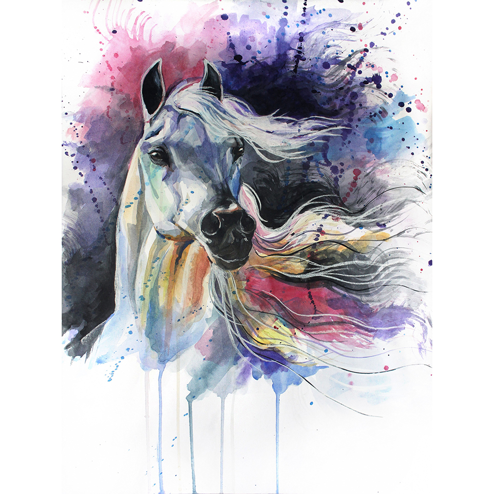 (Multi-Size) Splash Ink Horse - Round/Square Drill Diamond Painting - 30*40CM, Square diamond, 501 Original
(Multi-Size) Splash Ink Horse - Round/Square Drill Diamond Painting - 30*40CM, Square diamond, 501 Original