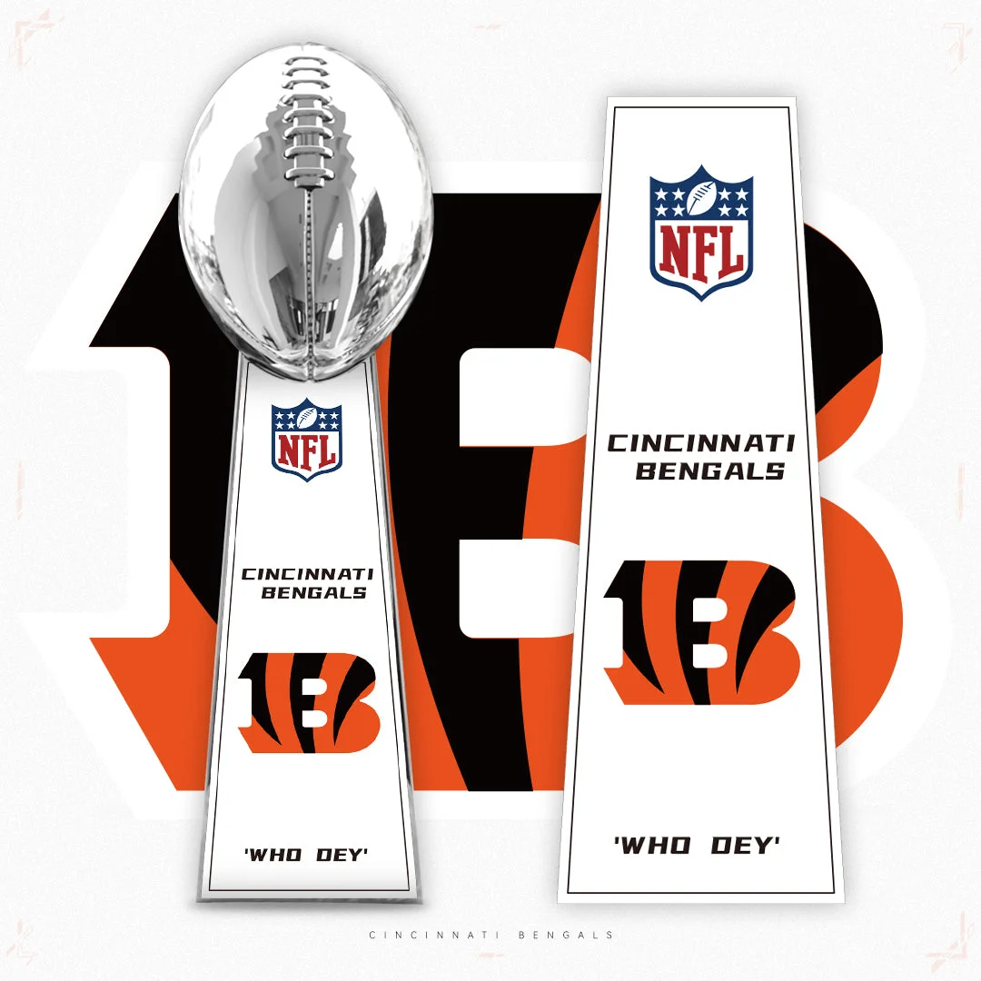 [NFL]Cincinnati Bengals Vince Lombardi Super Bowl Championship Trophy Resin Version