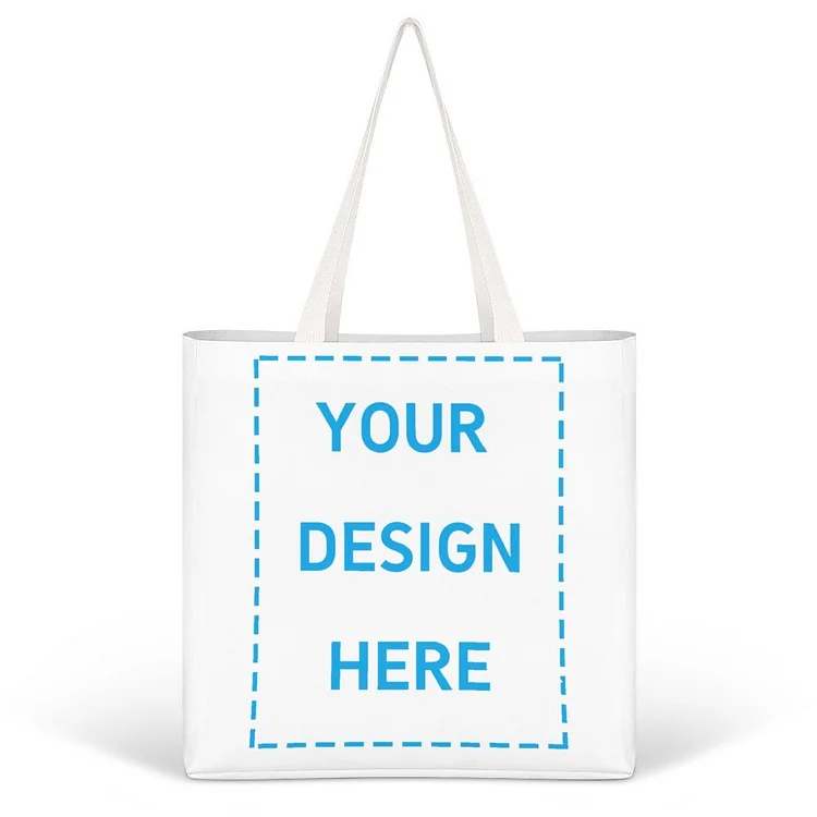 Personalized Lightweight Full Printed Canvas Tote Bag