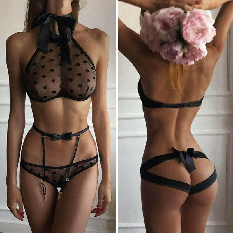 Open Bra Lingerie Set