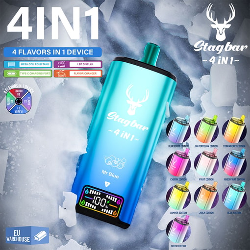 Stag Bar 80000 Puffs 4-in-1(50PCS)EU mysite fumotvapeshop