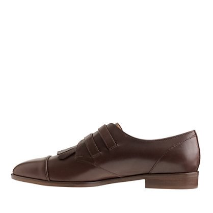 Women's Oxfords Brogues Brown Fringed Pointed Toe Vintage Shoes |FSJ Shoes