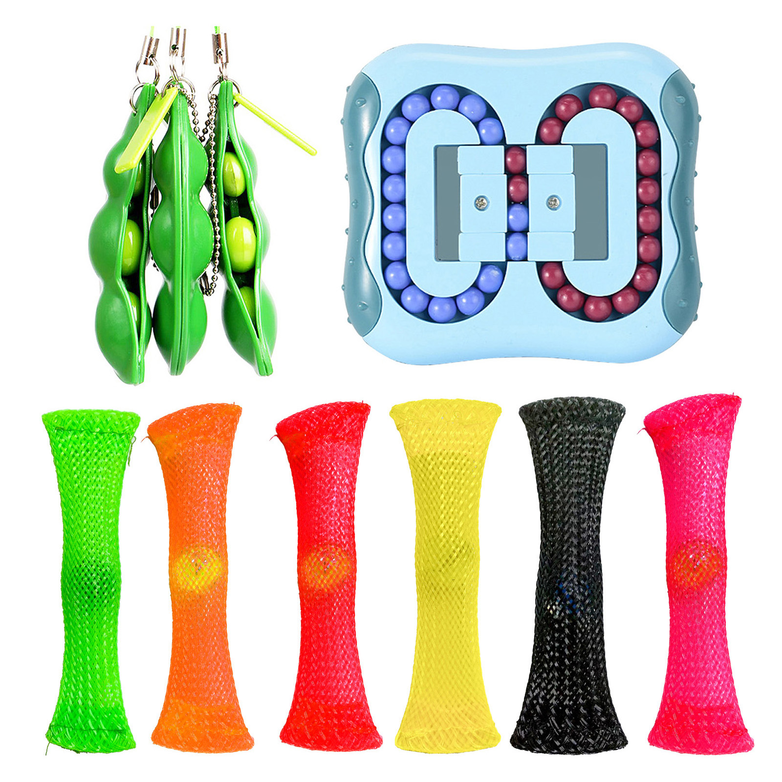 10 Pack Sensory Fidget Toys, Stress Relief Therapy Toy for Anxiety ADD ADHD, 501 Original
10 Pack Sensory Fidget Toys, Stress Relief Therapy Toy for Anxiety ADD ADHD, 501 Original
