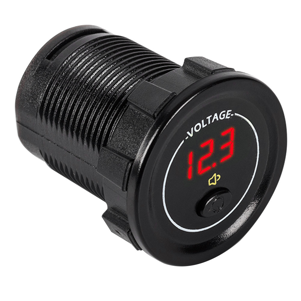 Car Motorcycle LED Digital Voltmeter with Switch Low Voltage Alarm, Red, 501 Original
Car Motorcycle LED Digital Voltmeter with Switch Low Voltage Alarm, Red, 501 Original