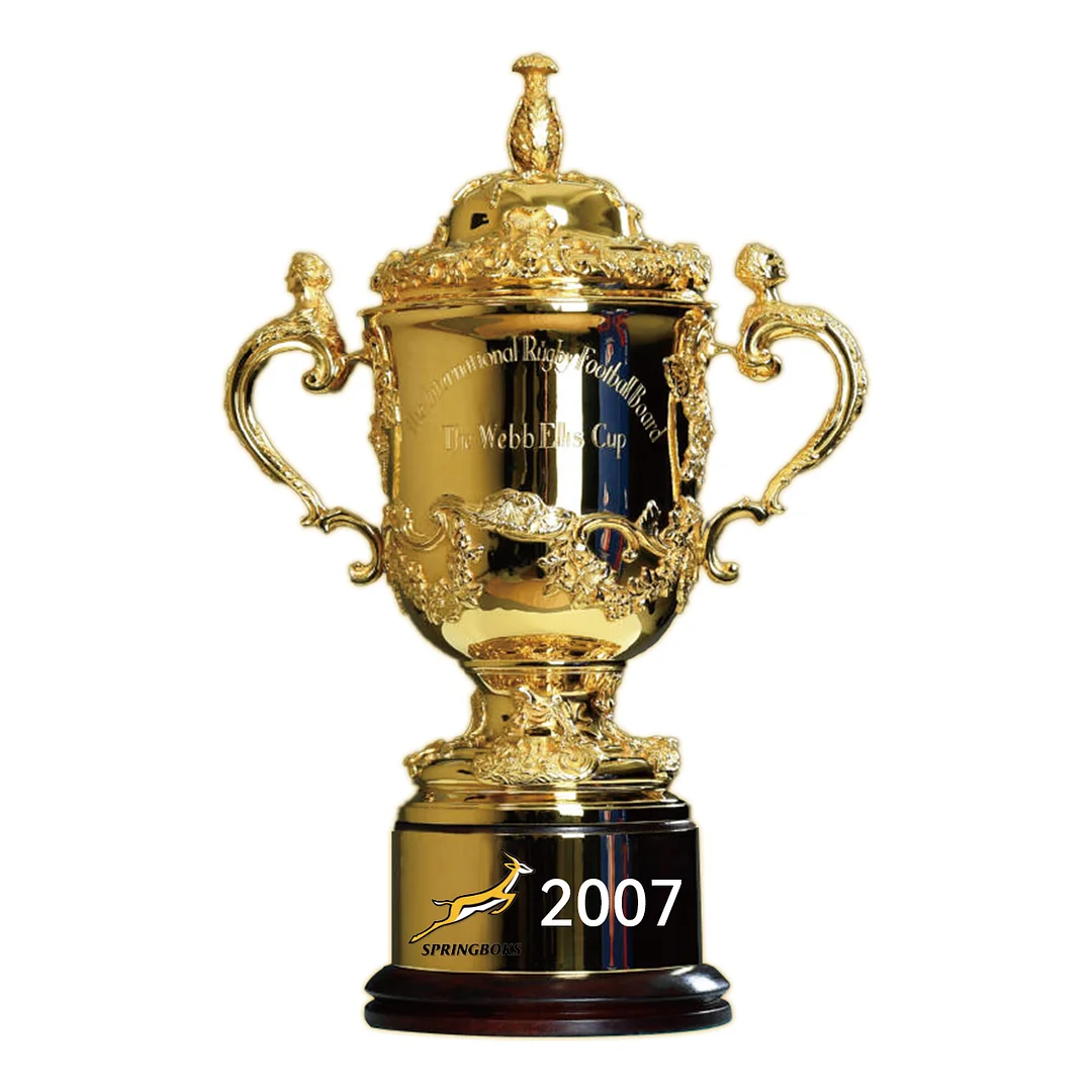 The Webb Ellis Cup Rugby World Cup Champions Trophy Metal 10cm (2007)