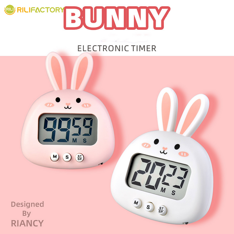 Cartoon Rabbit Electronic Timer Rilifactory