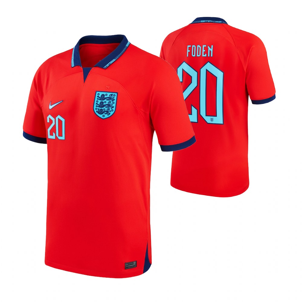 England Phil Foden 20 Away Trikot WM 2022