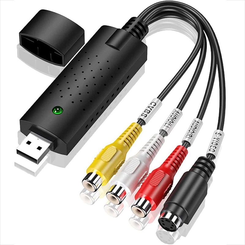 DVD USB 2.0 Video Capture Audio Adapter Card for Windows 2000 XP/Vista/10, 501 Original
DVD USB 2.0 Video Capture Audio Adapter Card for Windows 2000 XP/Vista/10, 501 Original