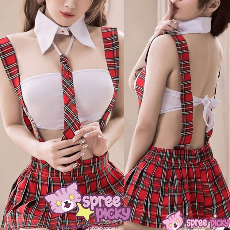 Sweet Plaid Uniform Lingeries Set S13084
