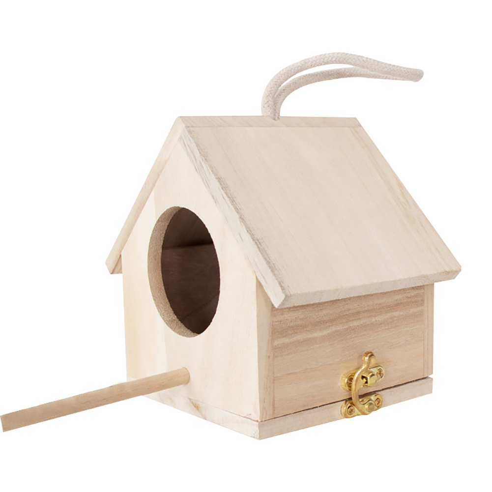 DIY Rural Wooden Bird House DIY Hanging Bird Breeding Cage Resting Place, 501 Original
DIY Rural Wooden Bird House DIY Hanging Bird Breeding Cage Resting Place, 501 Original