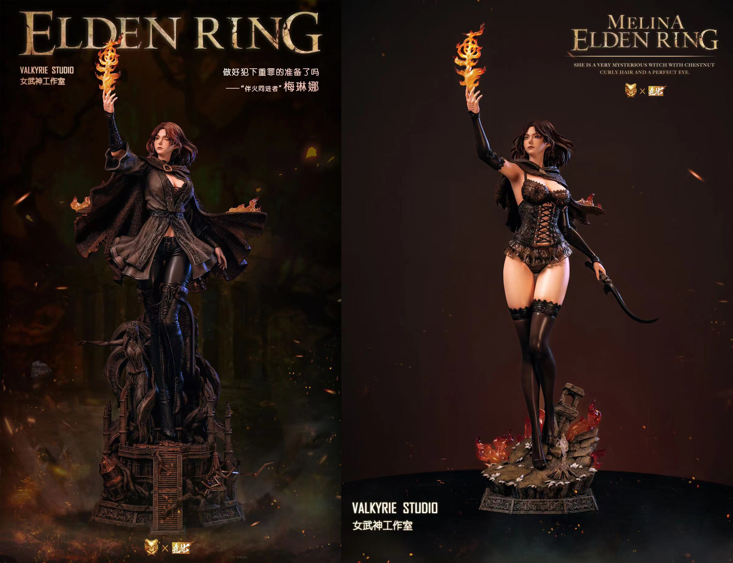 Cool Bear Studio - Elden Ring : Malenia Elden Ring Resin Statue