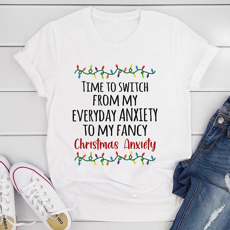 Bestdealfriday Christmas Anxiety T-Shirt