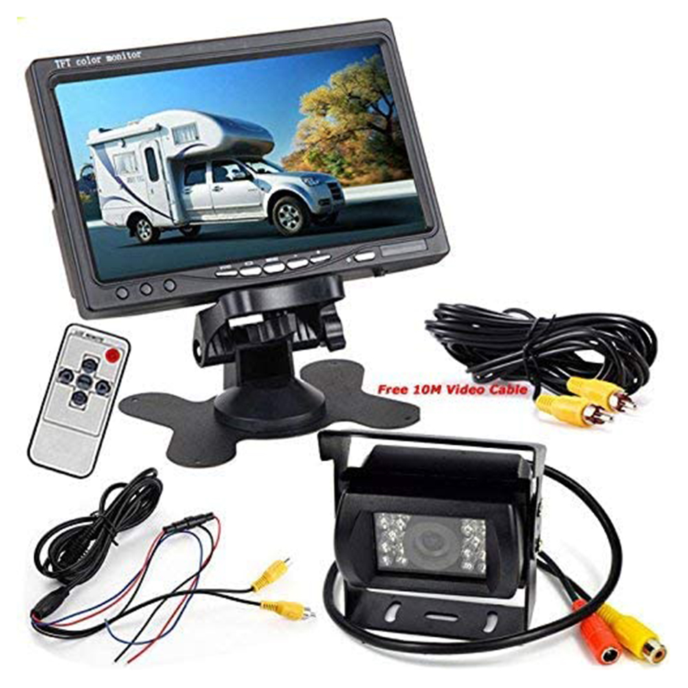 7 inch TFT LCD Car Bus Monitor 18LED Night Vision Reverse Rear View Camera, 501 Original
7 inch TFT LCD Car Bus Monitor 18LED Night Vision Reverse Rear View Camera, 501 Original