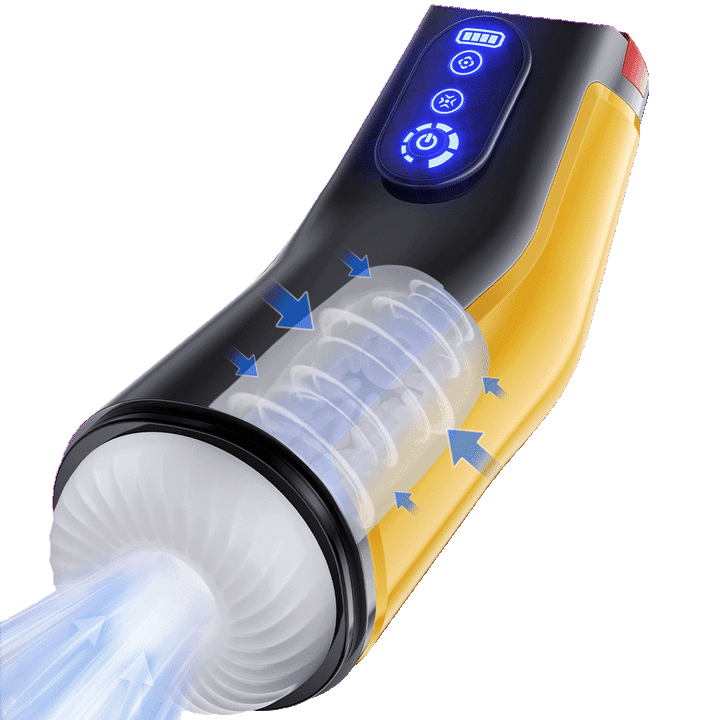 Suck Squeeze Swallow Grip All-in-one Kit 7 Suction Modes Hands Free Stroker