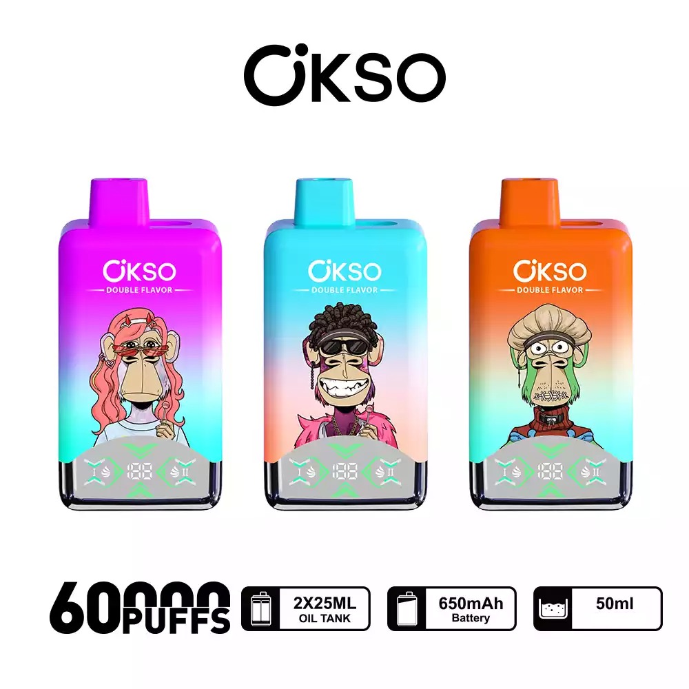 OKSO Double Tastes 60000 Puffs(50PCS)EU mysite fumotvapeshop