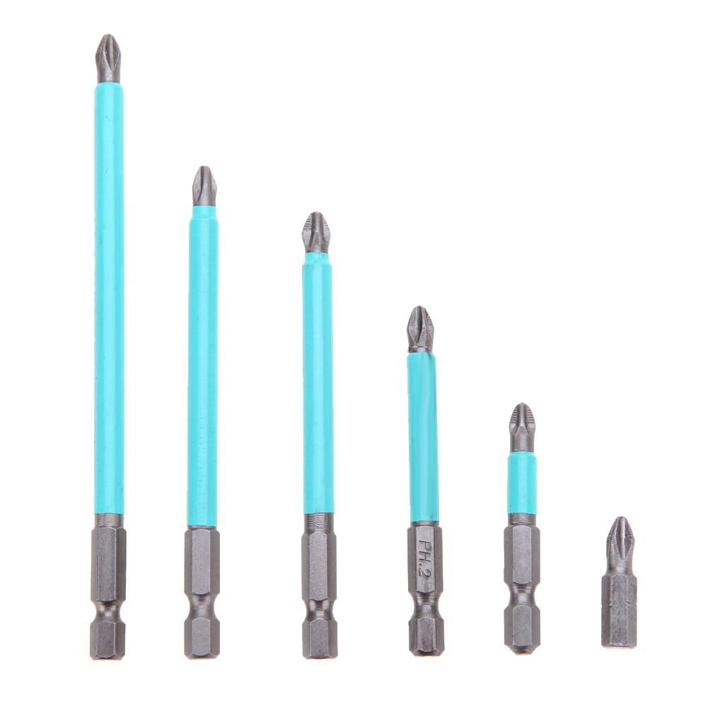 6PCS PH2 Anti Slip Electric Screwdriver Bit Shank 25 50 65 70 90 127 mm, 501 Original
6PCS PH2 Anti Slip Electric Screwdriver Bit Shank 25 50 65 70 90 127 mm, 501 Original