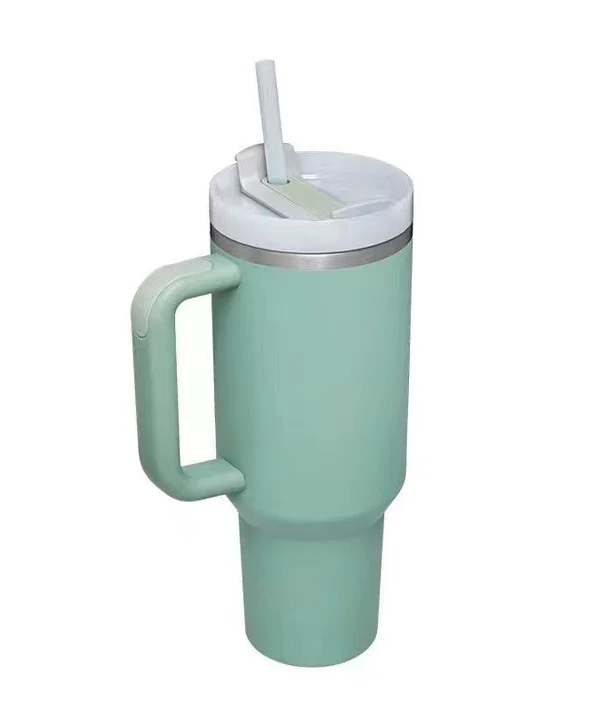 Daily Stainless Steel Silicone Handle Insulated Vacuum Cup 