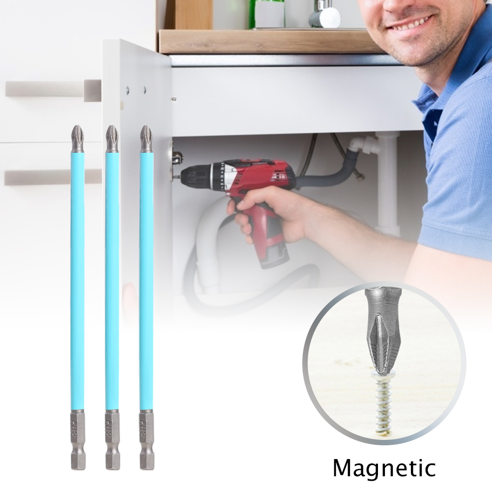 150mm PH2 S2 Anti Slip Electric Hex Shank Magnetic Screwdriver Drill Bits, 5pcs, 501 Original
150mm PH2 S2 Anti Slip Electric Hex Shank Magnetic Screwdriver Drill Bits, 5pcs, 501 Original