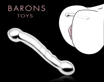pornhint Pornhint Double Ended Stainless Steel Anal Plugs/Tunnel Plugs/Anal Balls/Heavy Duty Anal Plugs/ Sex Toys/Mature