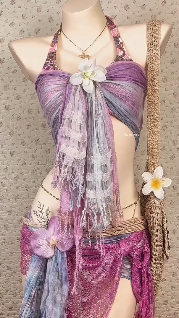 Boho Beach Bikini Set