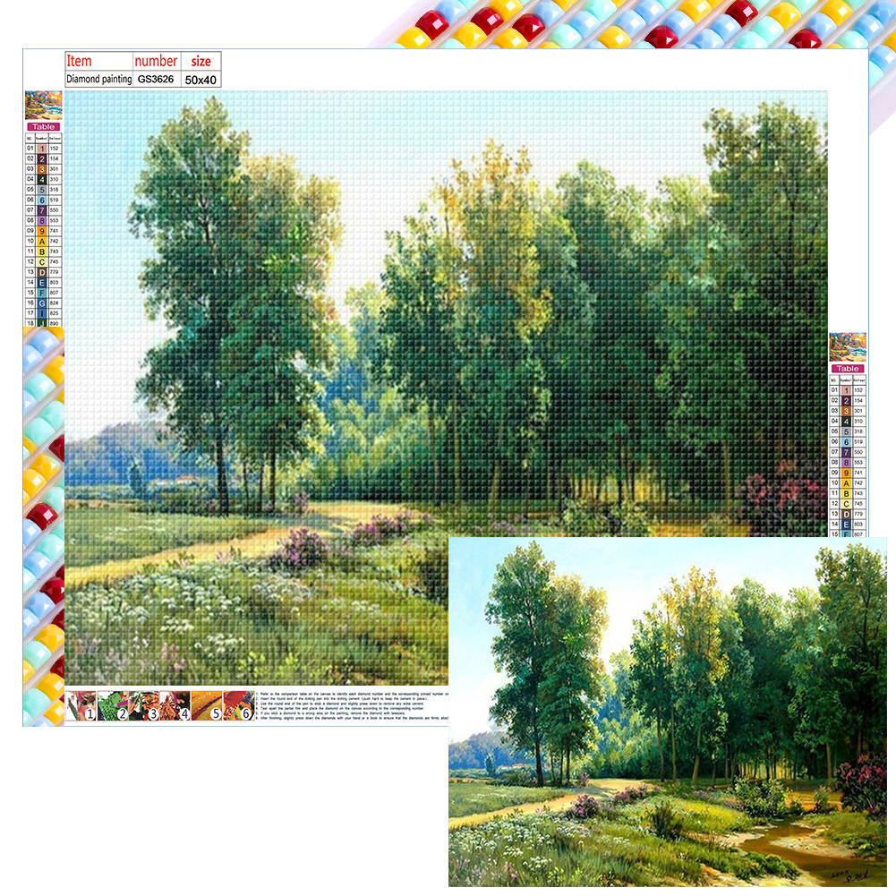 Diamond Painting - Full Square - Grove (50*40CM)