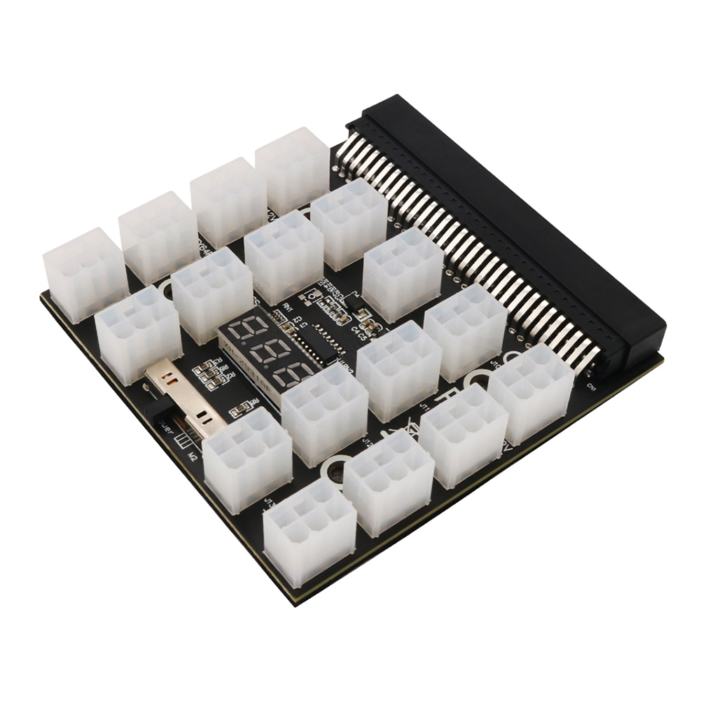 12V ATX 17x 6Pin Power Supply Breakout Board Adapter Converter for ETH BTC, 501 Original
12V ATX 17x 6Pin Power Supply Breakout Board Adapter Converter for ETH BTC, 501 Original