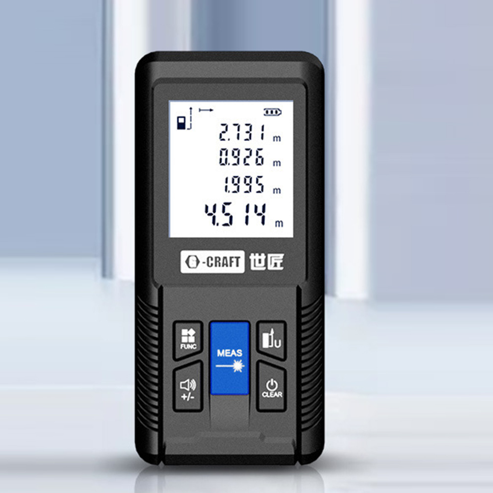 Multifunction High Precision Laser Distance Meter Digital Area Volume Tool, Precision 70m, 501 Original
Multifunction High Precision Laser Distance Meter Digital Area Volume Tool, Precision 70m, 501 Original