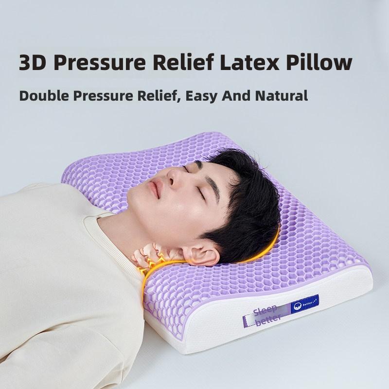 3D Pressure Relief Memory Pillow for Neck and Spine Support