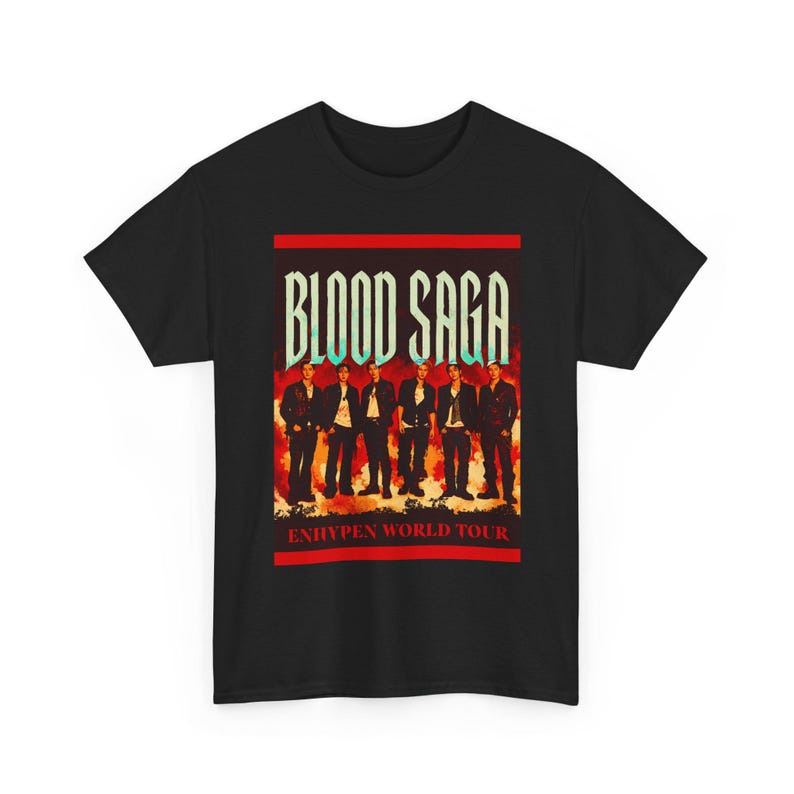 ENHYPEN Blood Saga World Tour Member Inspired T-Shirt