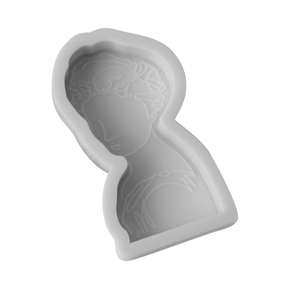 Stick figure portrait mold European Asian style character candle minimalist, 501 Original
Stick figure portrait mold European Asian style character candle minimalist, 501 Original
