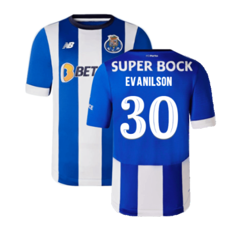 FC Porto Evanilson 30 Home Shirt Kit 2023-2024