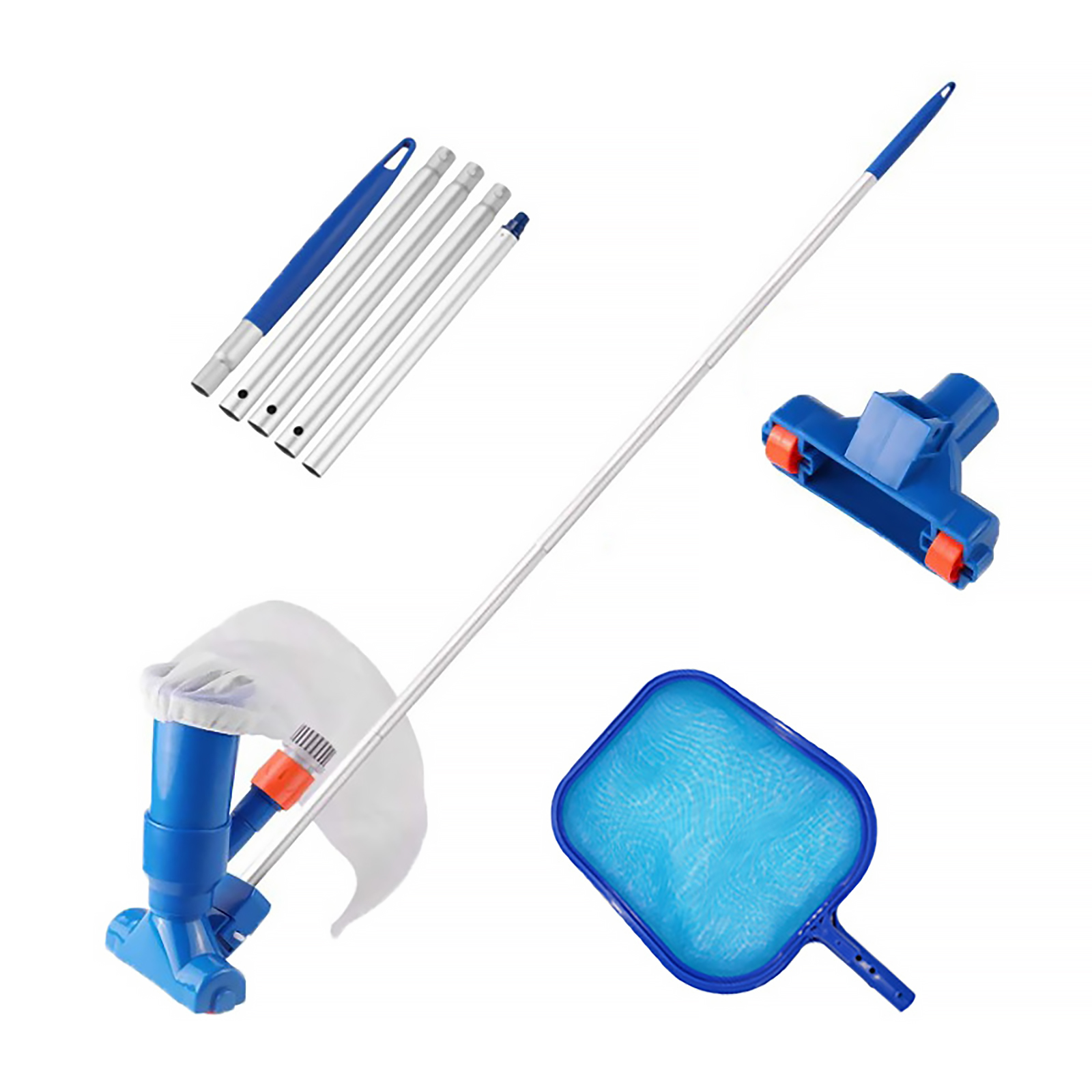 Pool Vacuum Cleaner Kit Jet Skimmer Net Detachable Pole Set for Ponds, K-1078 u.s. standard, 501 Original
Pool Vacuum Cleaner Kit Jet Skimmer Net Detachable Pole Set for Ponds, K-1078 u.s. standard, 501 Original