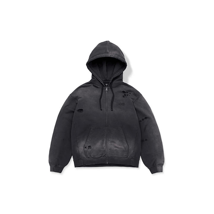 BTS ARIRANG World Tour Zip-up Hoodie (Charcoal)