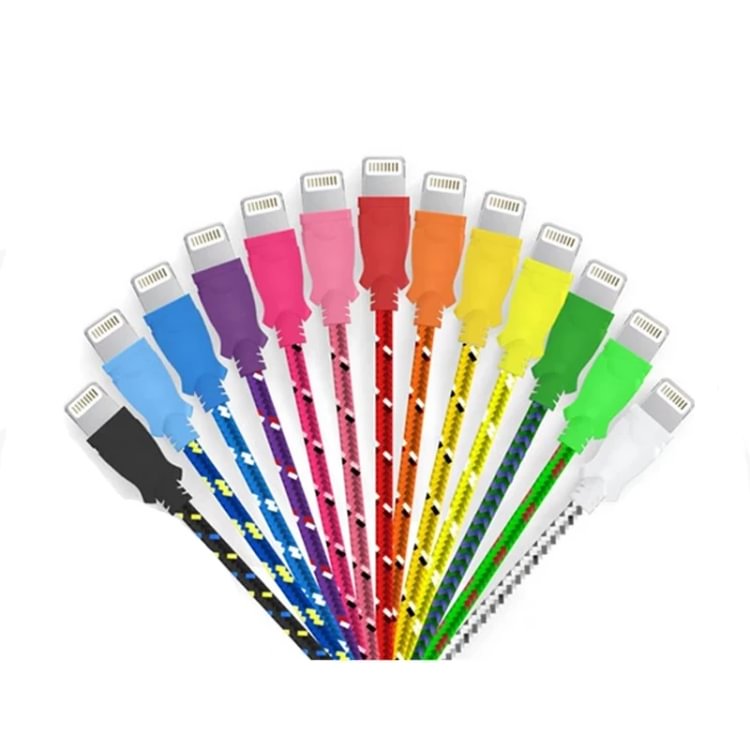 clearance multi type chargesync braided cable for iphone and ipad