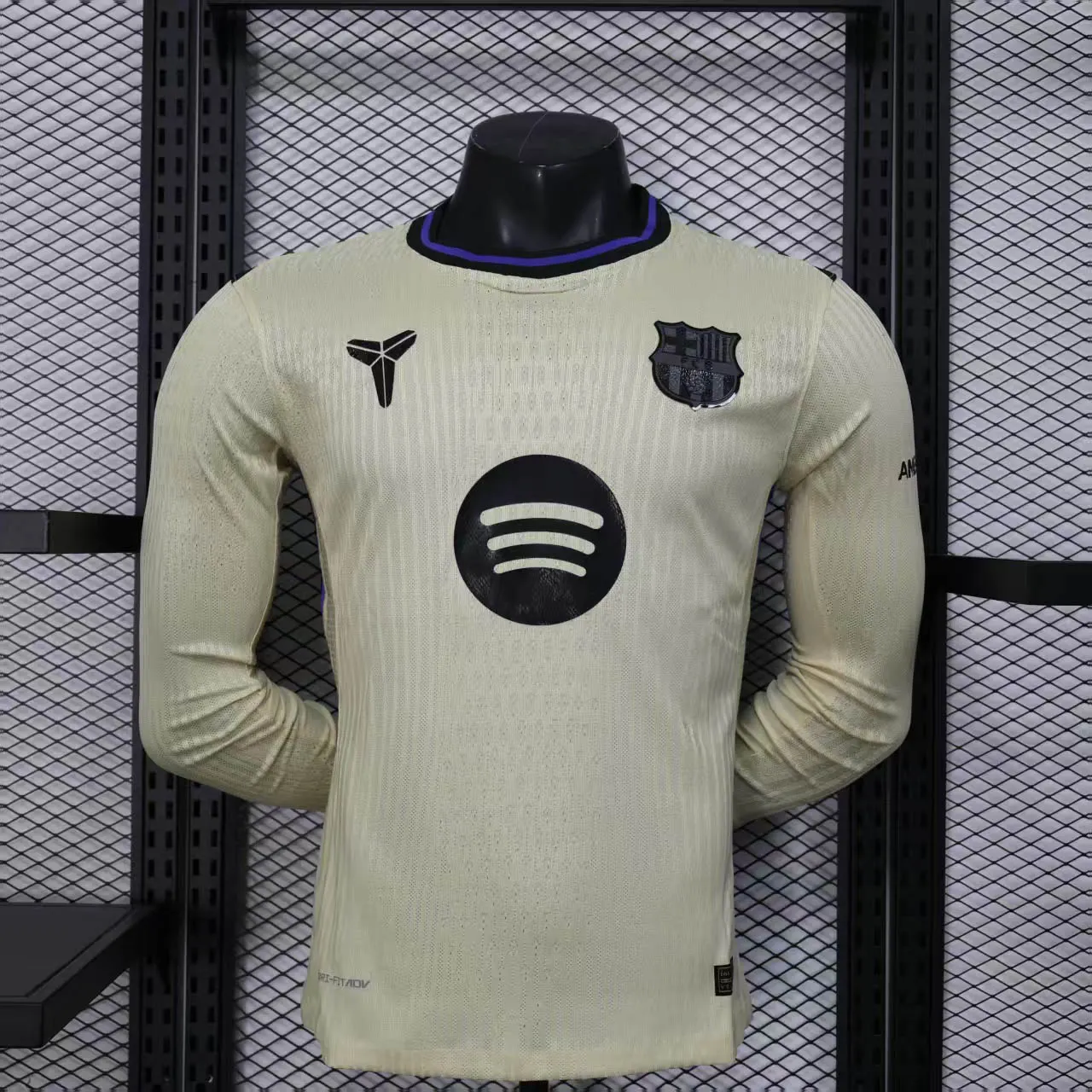 2025-2026 Long Sleeve Player Version FC Barcelona Away Football Shirt 1:1 Thai Quality- Maxi Kits