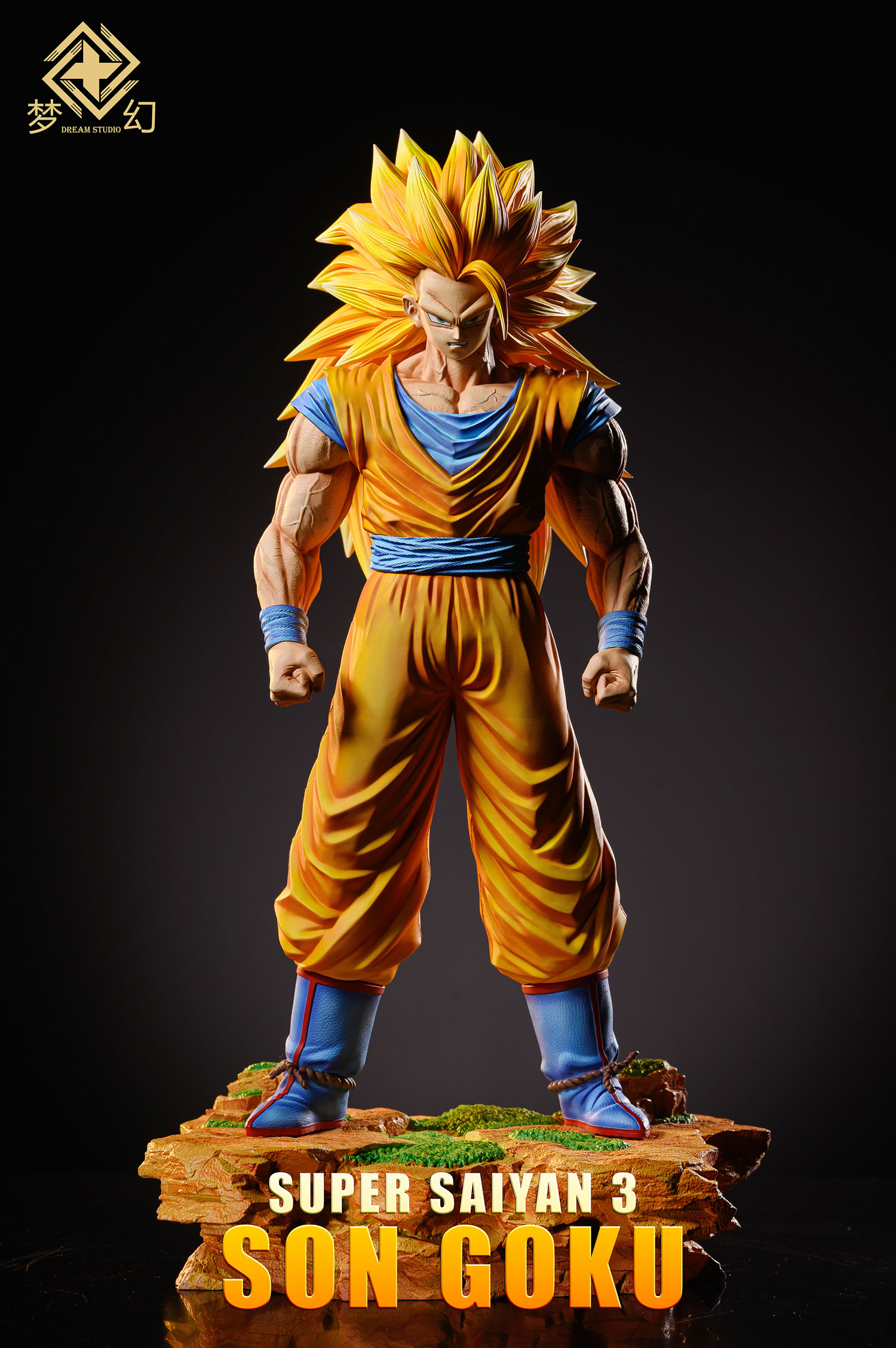MX-STUDIO Super Saiyan 3 Son Goku Dragon Ball 1/6 Resin Model Statue Anime