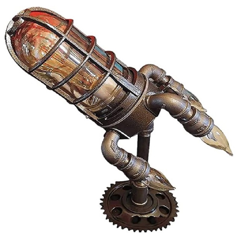 nk Rocket Lamp Creative Retro Rocket Lamp Steampunk Style Lamp Simula, 501 Original
nk Rocket Lamp Creative Retro Rocket Lamp Steampunk Style Lamp Simula, 501 Original